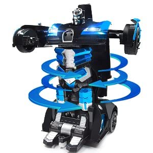 in Automatic Robot Converted Remote Control Car with Light Sound 1:16  Scale (Multicolor) NE318-1 - Main Image