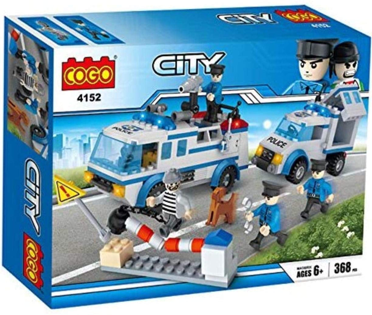 COGO 4152, City Police Block Set– KidsROAR - Main Image