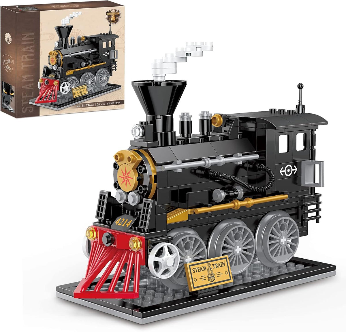 Steam Engine Lego Train For Sale COGO City Steam Train