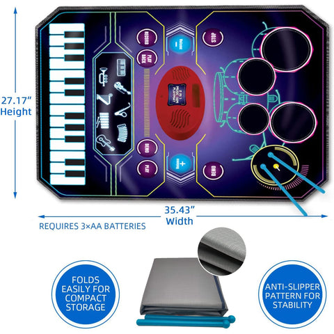 Electronic Drum Set + Piano Mat |LOMM3999