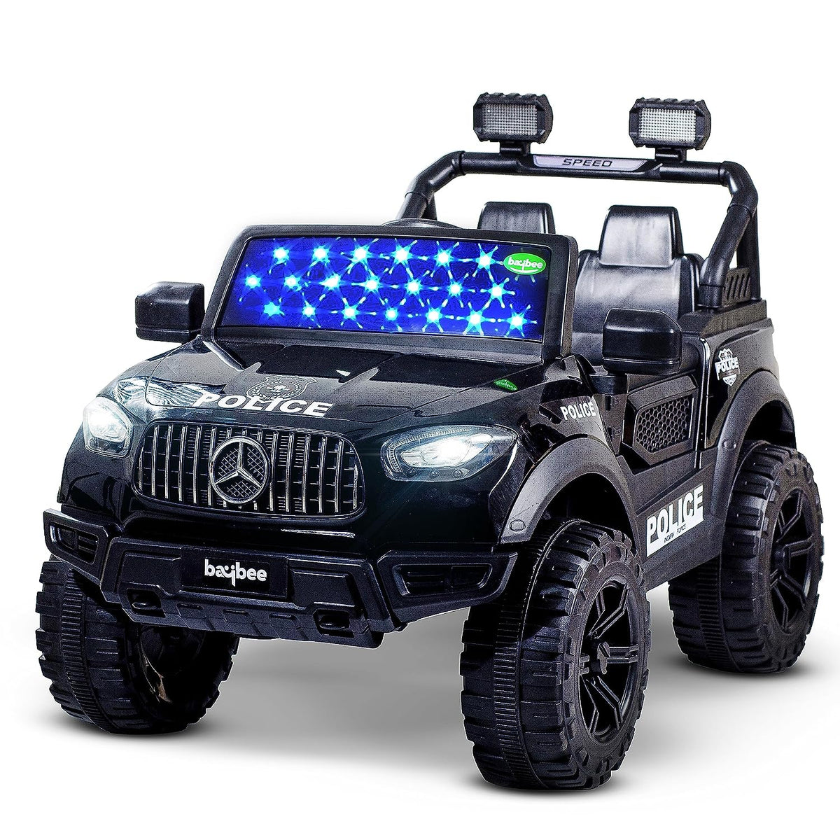 Explore Boundless Adventures Mercedes Benz 106 Kids Electric Jeep with 4x4 Wheel Drive KidsRoar KidsROAR