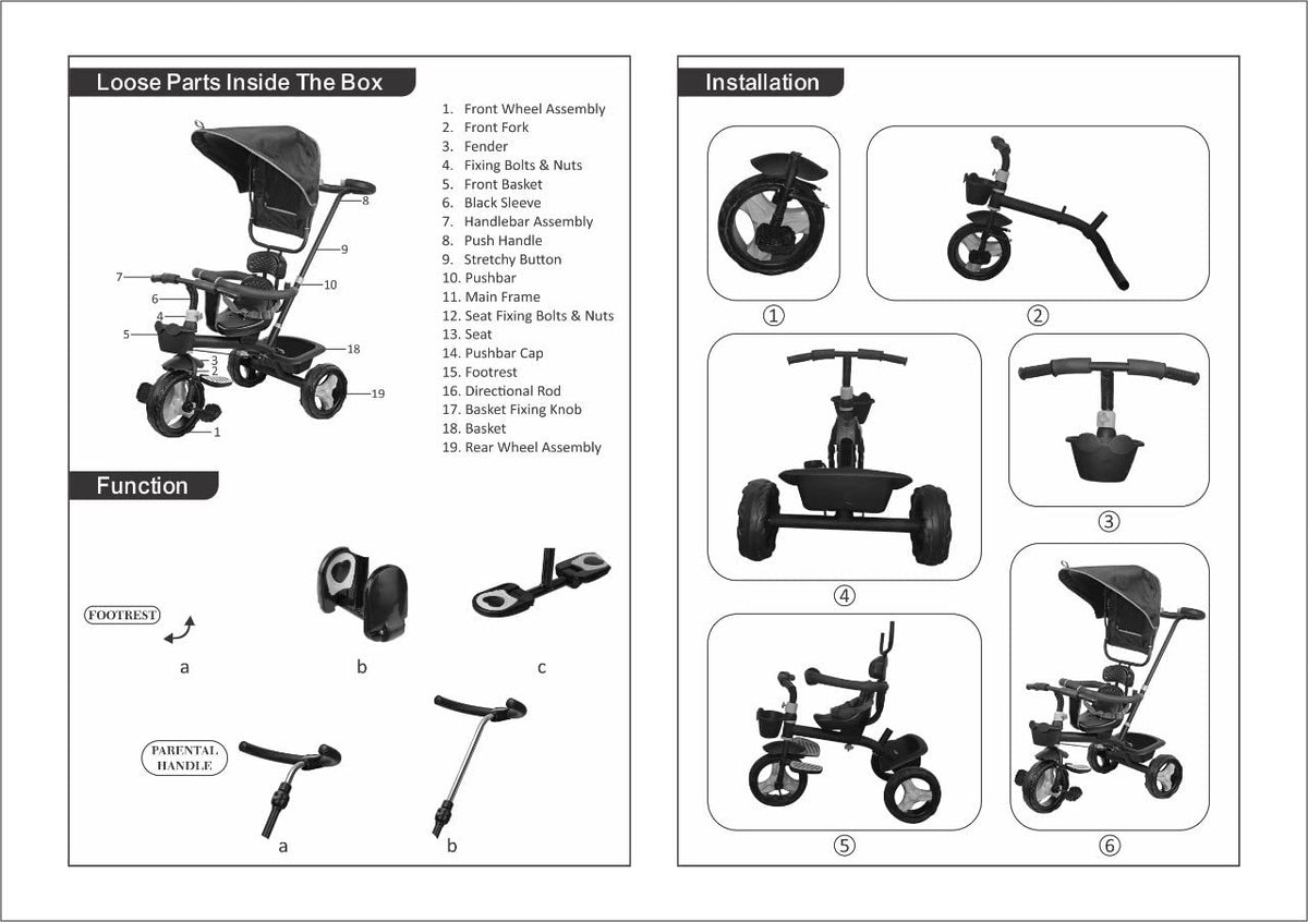 Baby Cycle For Kids Age 15 Years Smile Baby Tricycle KidsROAR
