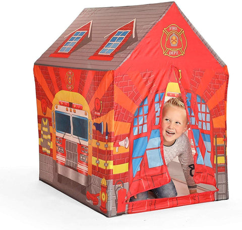 Fire Station theme theme tent house Play Tent for Kids, Pretend Playhouse - BMulticolor | NX11-FS	FIRE STATION TENT