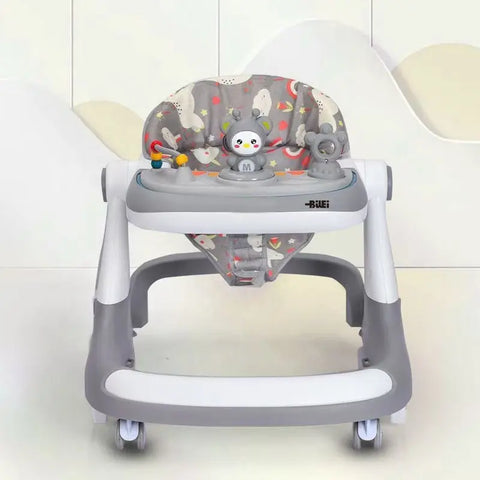 Baby Walker for 6 to 18 Months Baby Three Step Height Adjustable with First Step Function 2795