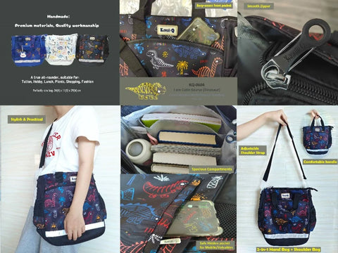 Multi-Pocket Shoulder Bag  | KQ-0604