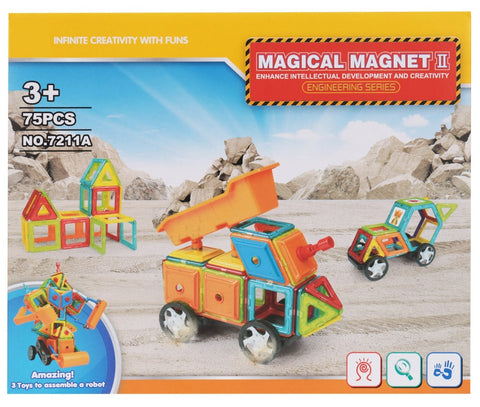 75pcs Magnetic Blocks&Tiles DIY Building | NE7211A