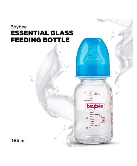 Slim Essential Glass Baby Feeding Bottle - 125 ml | BYIE500