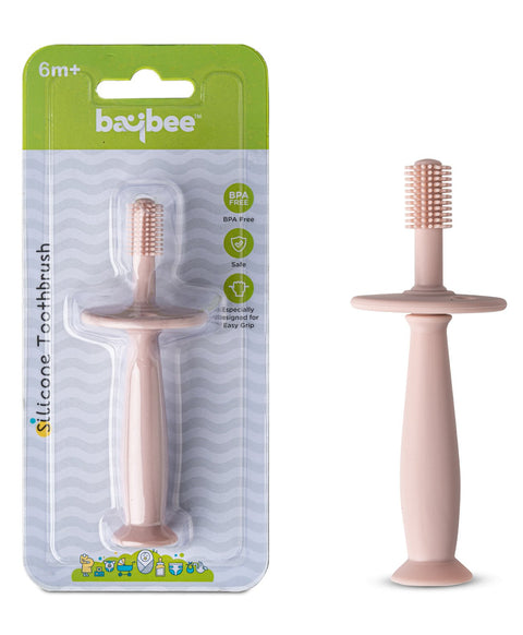 360 Soft Silicone Baby Toothbrush With Anti Choking Handle | BYIE380