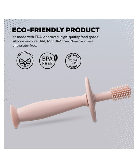 360 Soft Silicone Baby Toothbrush With Anti Choking Handle | BYIE380