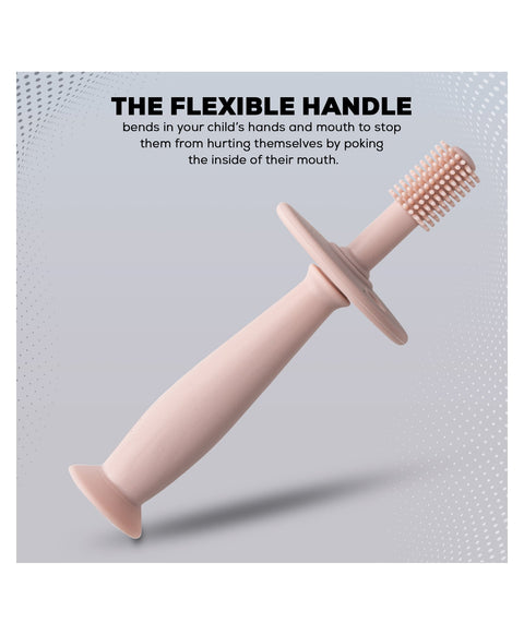 360 Soft Silicone Baby Toothbrush With Anti Choking Handle | BYIE380