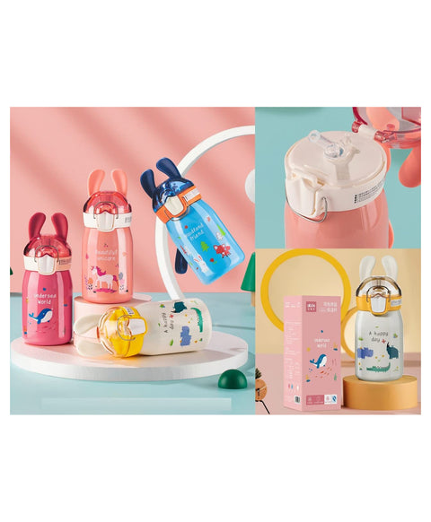 Hot & Cold Water Bottle - 400 ml Color May Vary | ABL-2021