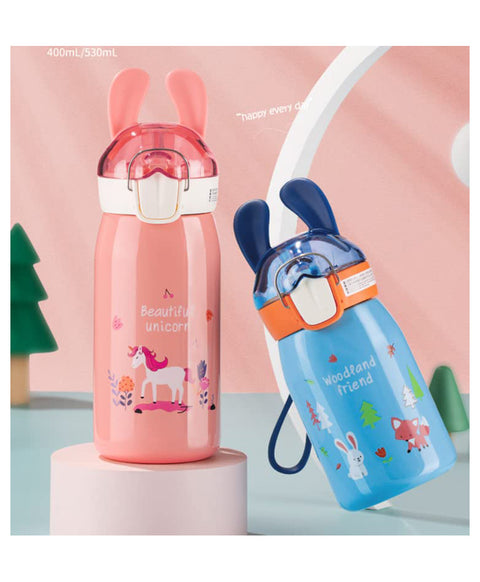 Hot & Cold Water Bottle - 400 ml Color May Vary | ABL-2021