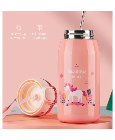 Hot & Cold Water Bottle - 400 ml Color May Vary | ABL-2021