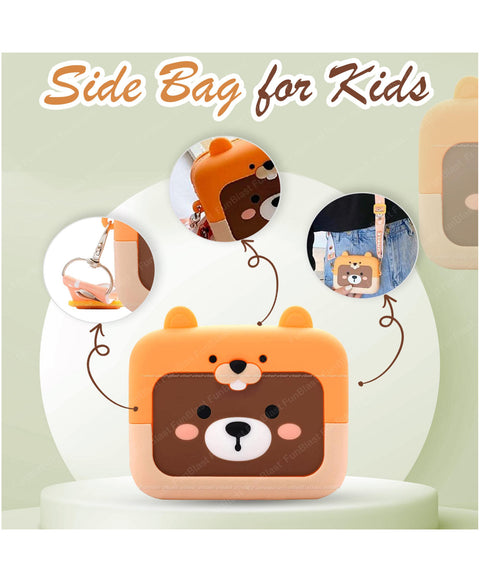 Silicone Sling Bag with Key Ring, Comb and Mirror | KQ-0120