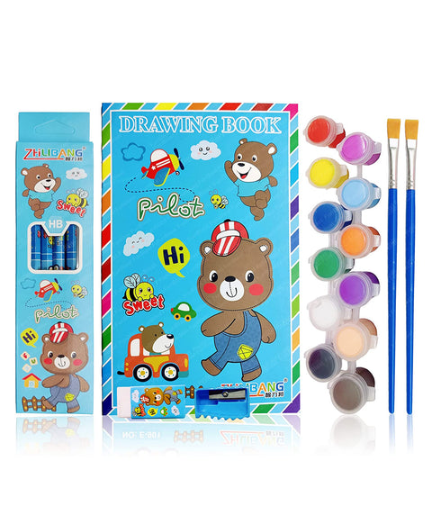 Cartoon Themed Stationery Kit Art & Craft  | GBT-E-713
