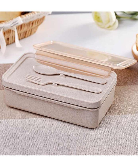 Bistro Wheat-Fibre Lunch Box Brown | LB-8891