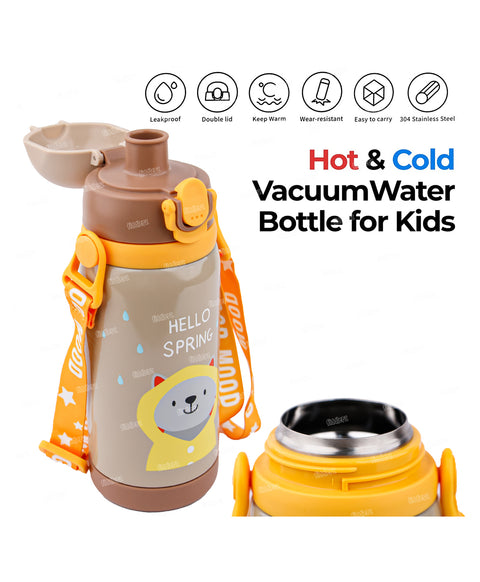 Water Bottle Hot & Cold Double Walled Thermos Flask Vacuum Insulated Stainless Steel Water Bottle - 450 ml | PLJ-503-450