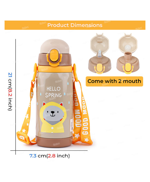 Water Bottle Hot & Cold Double Walled Thermos Flask Vacuum Insulated Stainless Steel Water Bottle - 450 ml | PLJ-503-450