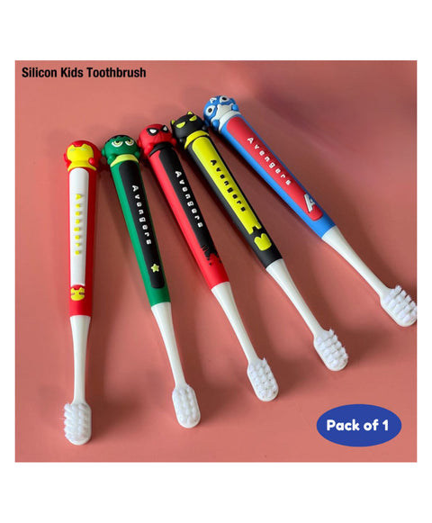 Superheroes Kids Toothbrush Extra Soft Bristles - Multicolour (Design May Vary) | GBT-SSH-047
