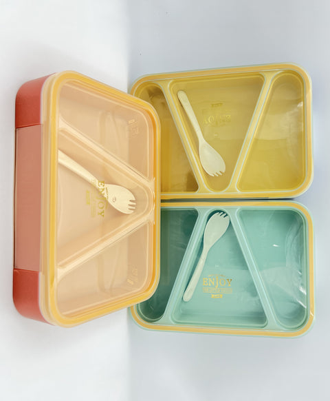 Chik Tokyo Plastic Lunch Box  | GBR-L2526 ( ASSORTED )