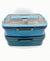 Stainless Steel 3 Compartment Lunch Box with Spoon & Fork 1350 ml | GBR-618