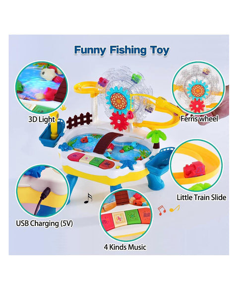 Happy Fishing Multipurpose Fishing Toys (Color May Vary)