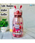 Cute Bunny Theme School Water Bottle with Sipper Peach - 760 ml | GBT-FB-5392