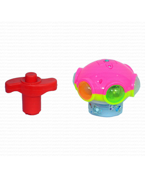 Led Lattoo Spinning Top with Led Toy  | LMI-7612 ( Color May Vary)