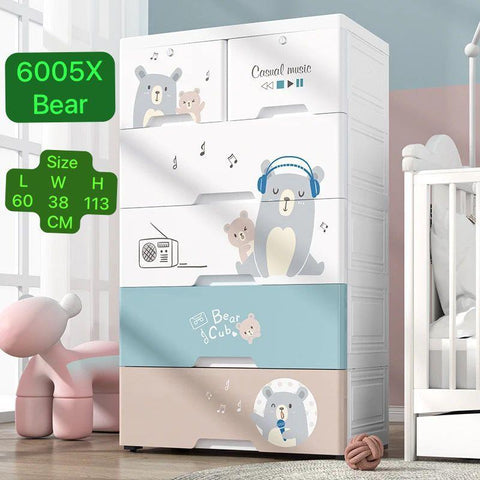 6005X Bear Wardrobe For Kids | 6005X