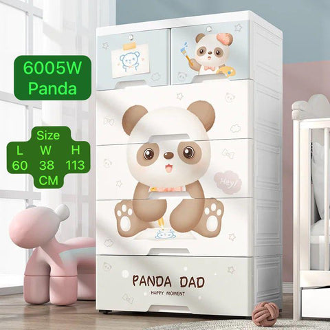 6005W Panda Wardrobe For Kids | 6005W