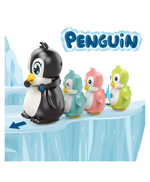 Magnetic Walking Adsorption Link Penguin Musical Toy With Soothing Music | RQ-QE1