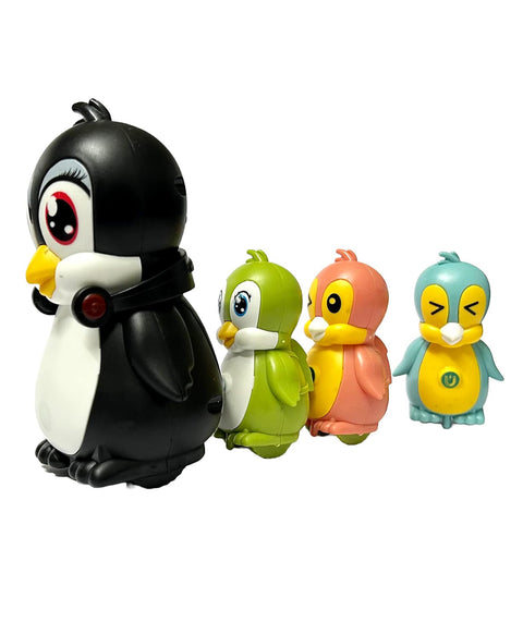 Magnetic Walking Adsorption Link Penguin Musical Toy With Soothing Music | RQ-QE1