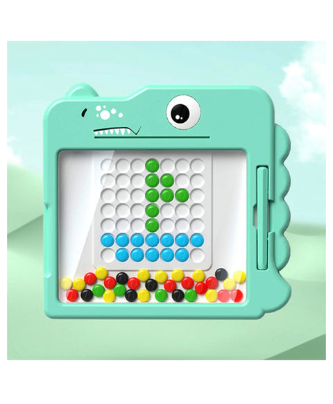 Dinosaur Magnetic Dot Art Drawing Board | ME080 - Colour may vary