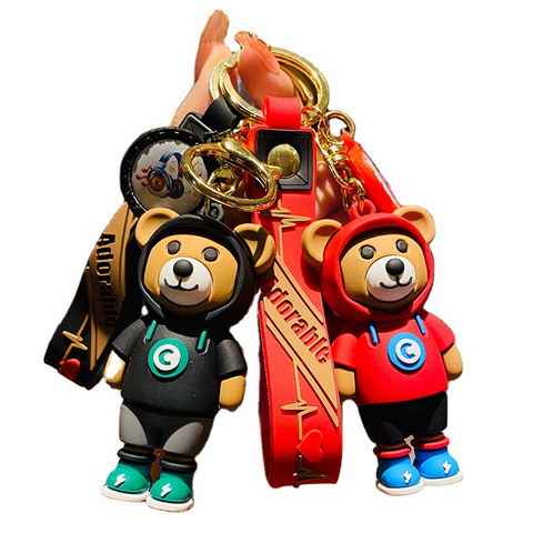 Teddy Bear With Hoodie Keychain | GBR-689