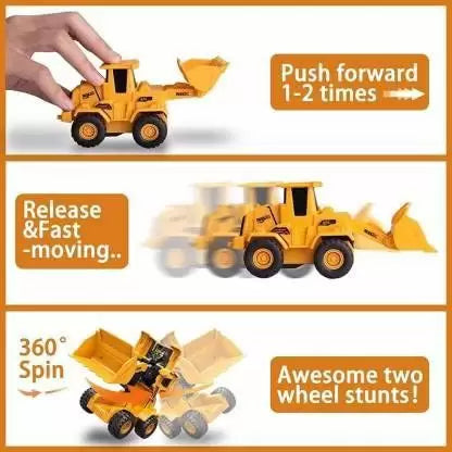 Construction Robot JCB Heavy Duty  [ set of 1 ] |  NE8835