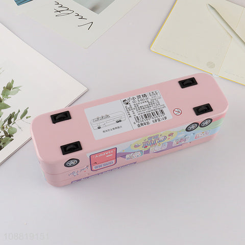 Double Decker Bus Geometry Box Dual Shelf | GBT-B-693-29