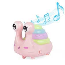 Press and Go Snail Toy | HY-722 (Pack of 1) (Multi-Color)