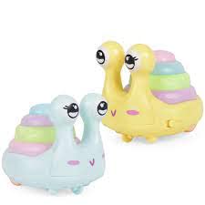 Press and Go Snail Toy | HY-722 (Pack of 1) (Multi-Color)