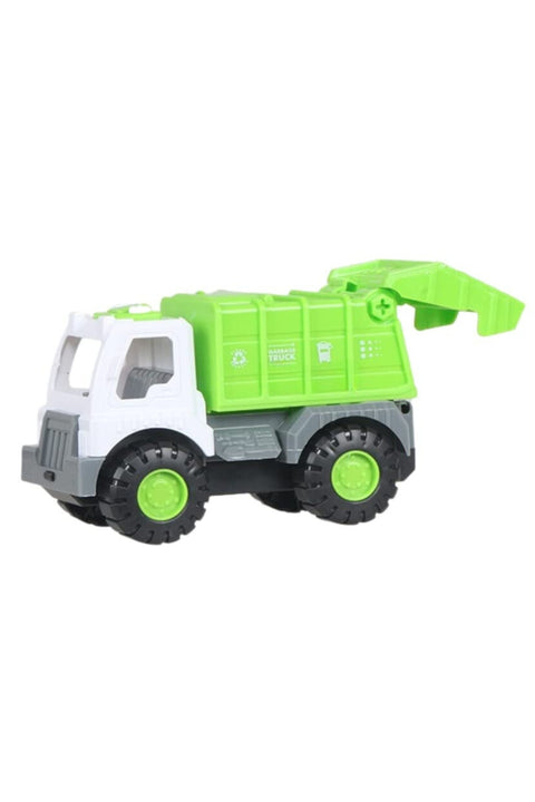 Friction Powered Garbage Truck,City Service,Waste Management Truck with Trash Bin | Uv5495
