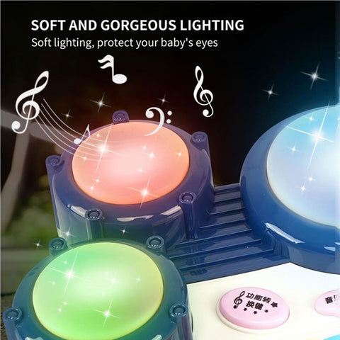 3 in 1 Musical Toys Microphone & Electronic Organ & Drum Kit | DJ241