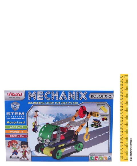 Mechanix Robotix 2 Multi Model Construction Set Multicolor - 166 Pieces | NEMECH01063