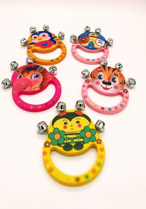 Wooden Rattle | KM17-7 ( PACK OF 1 ) COLOR MAY VERY