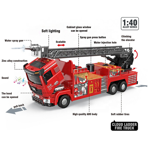 Friction Power Fire Truck | A5525-1