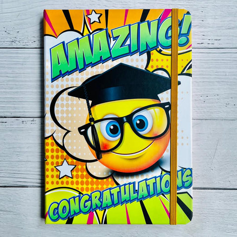 Cartoon Emojis Theme Multipurpose A7 Notebook Diary (Random Design) | NB-A7-6