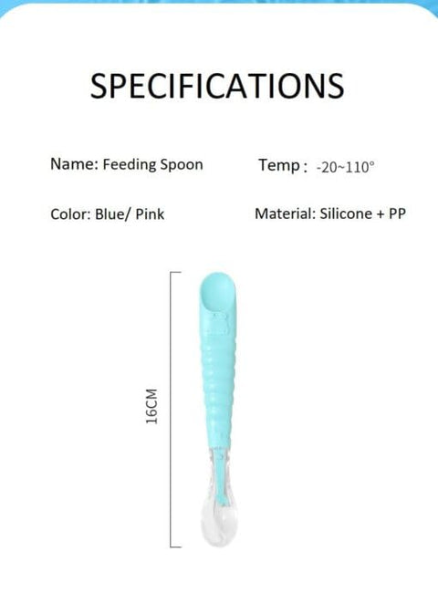 Baby Silicone Spoons | BPA Free | 8801A-3