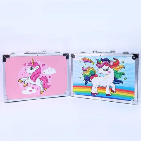 Unicorn Print Multicolor Color Kids Art Drawing Set  | NE145PC-MD | DESIGN MAY VERY