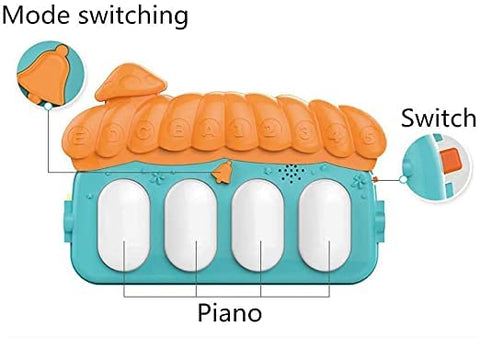2 in 1 Multifunction Activity Children Walker with Learning Musical Activity Mat | 696-R31