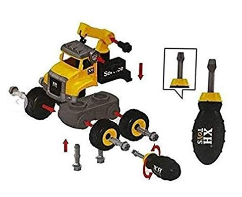 DIY Crane Construction Truck Vehicle | LO677-100