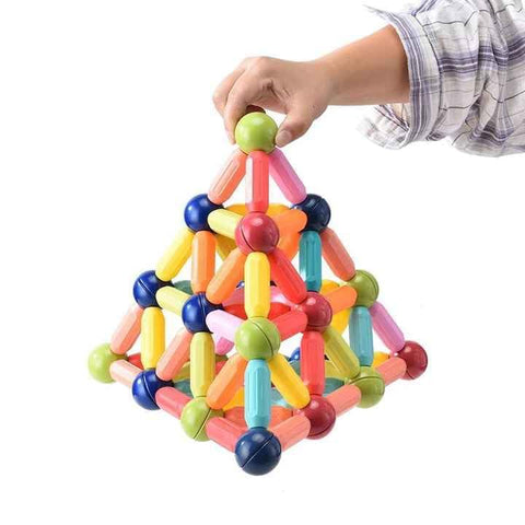 Magnetic Sticks Bar Building Blocks Toy Set 128 PCS | H06-2