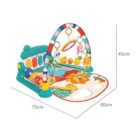 2 in 1 Multifunction Activity Children Walker with Learning Musical Activity Mat | 696-R31